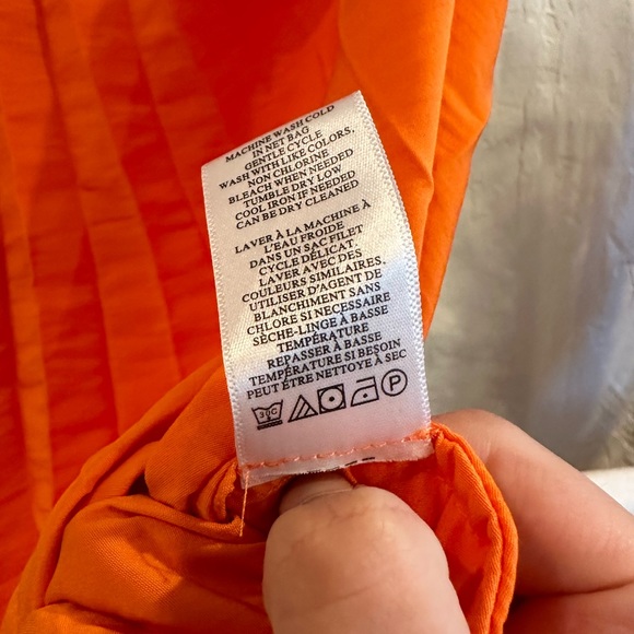 A.L.C. Delfina Dress in Citrus Orange in Size 2 - Picture 14 of 16